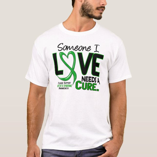 Camiseta Precisa a síndrome de um Tourette da cura 2 (Frente)