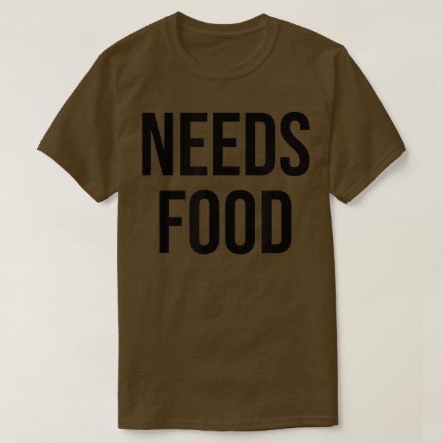 Camiseta Precisa de Comida2512 (Frente do Design)