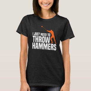 Camiseta Precisa de Lançamento de Martelo Lançador de Marte