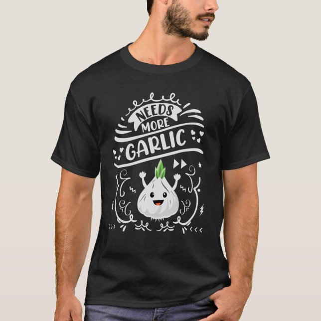 Camiseta Precisa de mais alho (Frente)