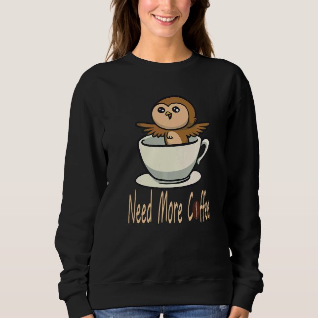 Camiseta Precisa de Mais Café  Bebedores de Café (Frente)