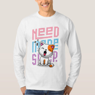Camiseta Precisa de mais latência Engraçada expressão de