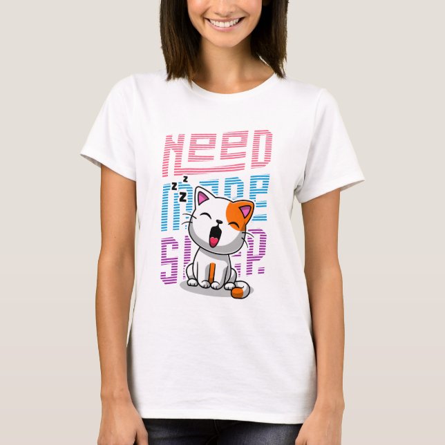 Camiseta Precisa de mais latência | Engraçada expressão de  (Frente)
