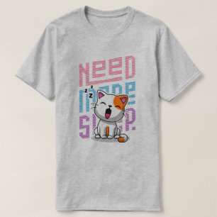 Camiseta Precisa de mais latência Engraçada expressão de