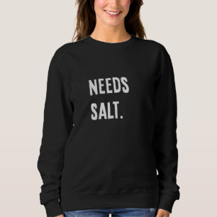 Camiseta Precisa de Sal  Chef de Cozinha  Sal  Cozinheiro S