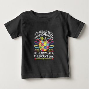 Camiseta Precisa de um Autismo Paraprofissional especial