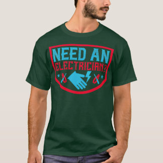 Camiseta Precisa de um eletricista