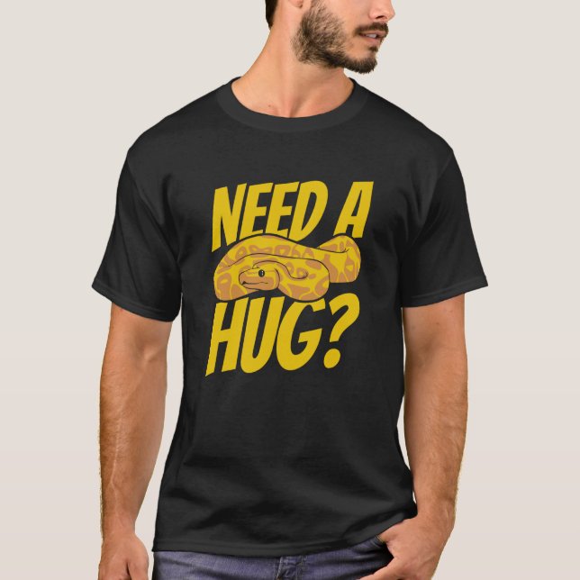 Camiseta Precisa De Um Grande Cobra Pythonidae Para Bola De (Frente)