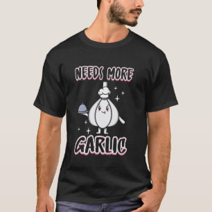 Camiseta Precisa Mais Alho Cozinha Divertida Chefes Cozinha