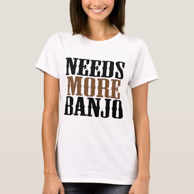 Camiseta Precisa mais banjo (Frente)
