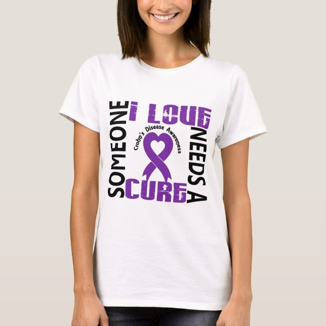 Camiseta Precisa uma doença de Crohn da cura 4 (Frente)