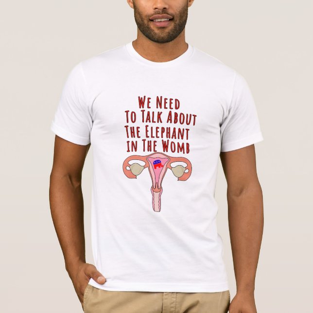 Camiseta Precisamos conversar sobre o elefante na Womb (Frente)