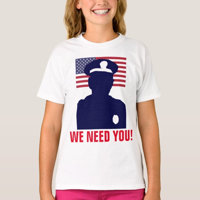 CAMISETA PRECISAMOS DE VOCÊ. (Frente)