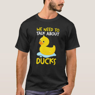 Camiseta Precisamos falar sobre patos de borracha