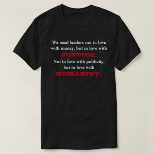 Camiseta Precisamos que líderes não se apaixonem por dinh
