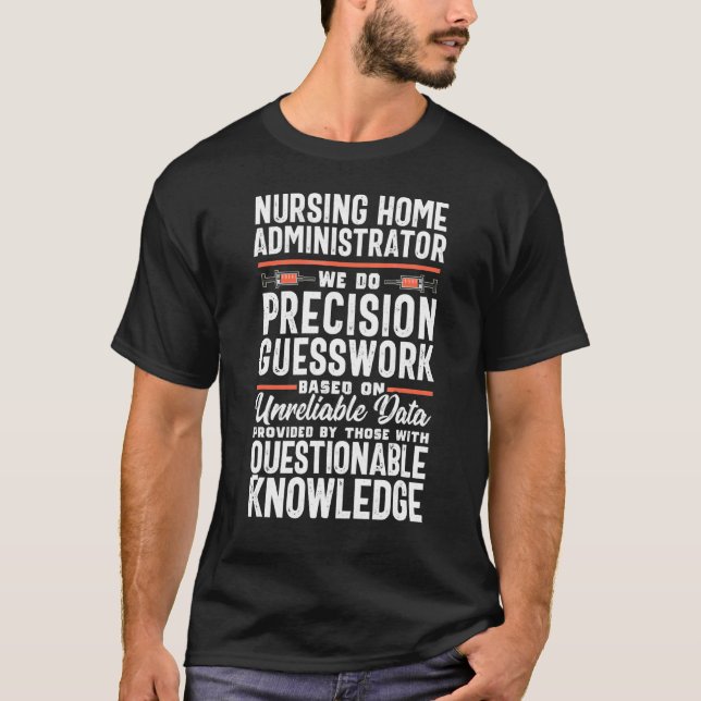 Camiseta Precisão de Apreciação do Administrador Doméstico (Frente)