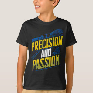 Camiseta Precisão de Badminton e Design Pion