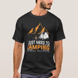 Camiseta Preciso Acampar Primo Campo 2021 Verão Vac