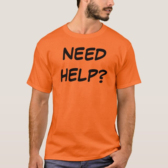 CAMISETA PRECISO DE AJUDA (Frente)