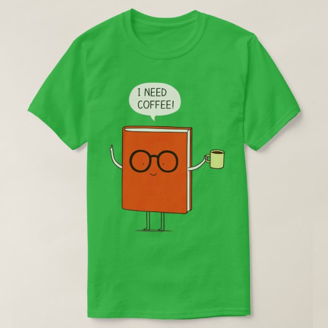 Camiseta Preciso de café 1 (Frente do Design)