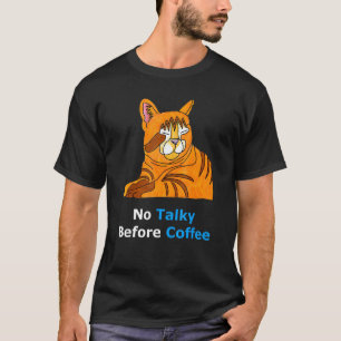 Camiseta Preciso De Café Não Estou Acordado Ainda Dormido B