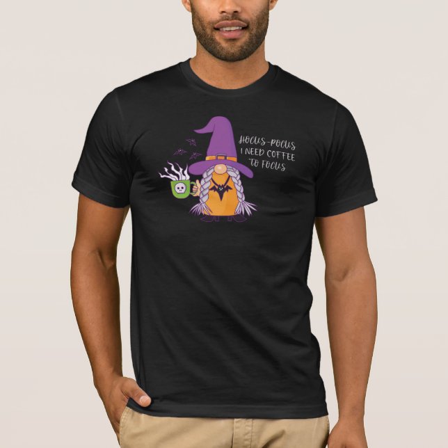 Camiseta Preciso De Café Para Me Concentrar (Frente)