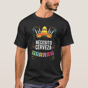 Camiseta Preciso de Cerveja Bebedor de Cerveja Alcoólatra M