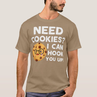 Camiseta Preciso De Cookies Que Posso Te Amarrar Engraçado