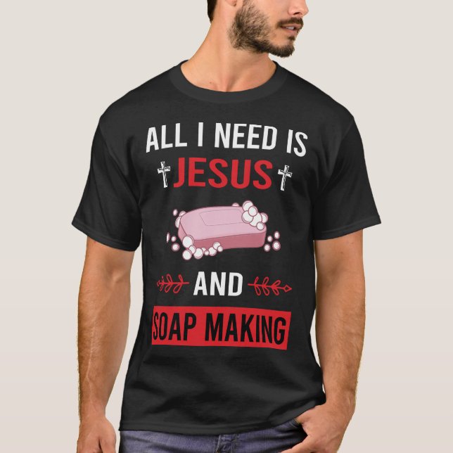 Camiseta Preciso de Fazer de Jesus Soap. (Frente)
