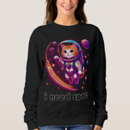 Camiseta Preciso De Gato Espacial