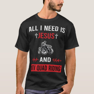 Camiseta Preciso de Jesus ATV Quad Riding