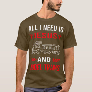 Camiseta Preciso De Jesus E Comboios-Modelo Caminho De Ferr