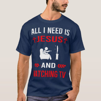 Camiseta Preciso De Jesus E De Ver Televisão
