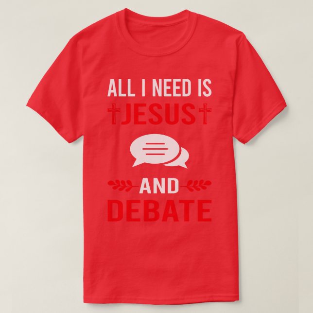 Camiseta Preciso De Jesus E Debate (Frente do Design)