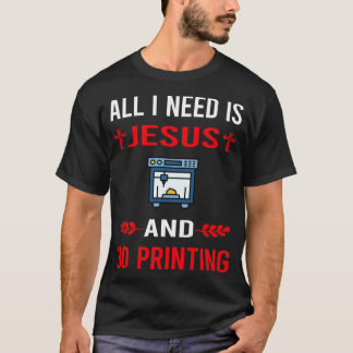 Camiseta Preciso De Jesus E Impressora 3D