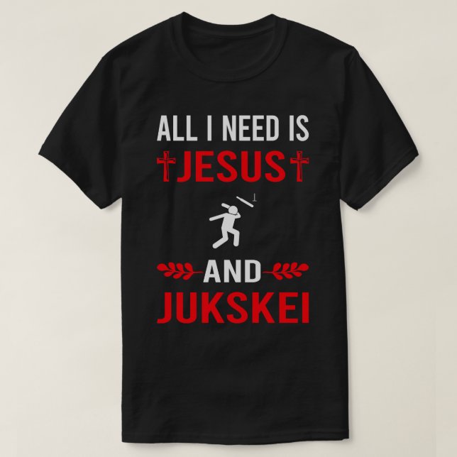 Camiseta Preciso De Jesus E Jukskei 1 (Frente do Design)