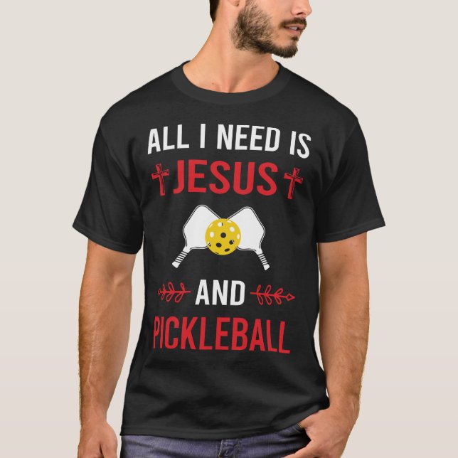 Camiseta Preciso de Jesus Pickleball (Frente)