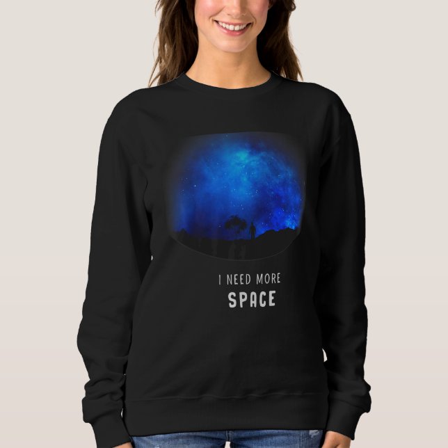 Camiseta Preciso De Mais Astronomia Espacial Galaxy Planet  (Frente)