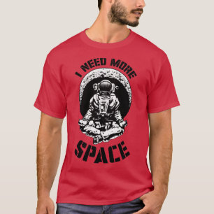 Camiseta Preciso De Mais Ciência Retroativa Ioga Espacial