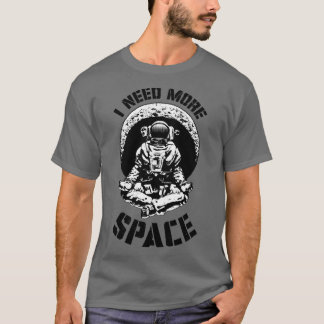 Camiseta Preciso De Mais Ciência Retroativa Ioga Espacial