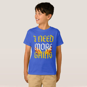 Camiseta preciso de mais slogan com fenix