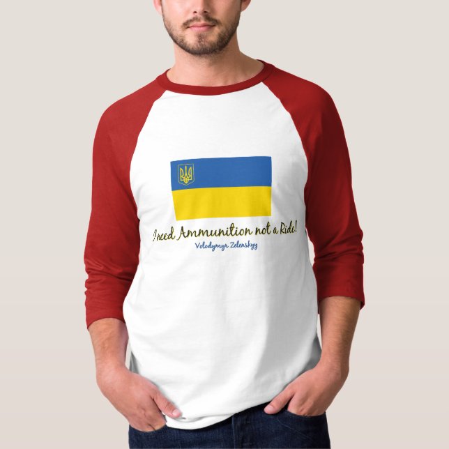 Camiseta Preciso de munição NÃO é uma corrida (Frente)