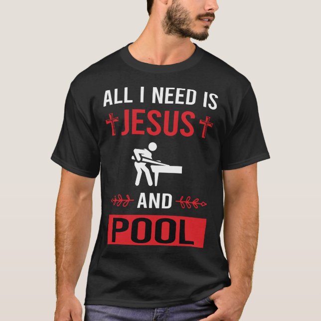 Camiseta Preciso de Piscina de Jesus (Frente)