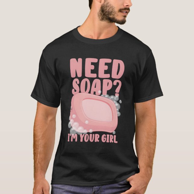 Camiseta Preciso De Sabão Que Sou Seu (Frente)