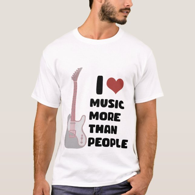 Camiseta Preciso de todas essas guitarras (Frente)