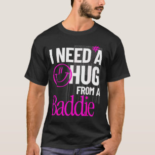 Camiseta Preciso de um Abraço de uma Vilanesa Citação de Me