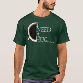 Camiseta preciso de um copo enorme de café