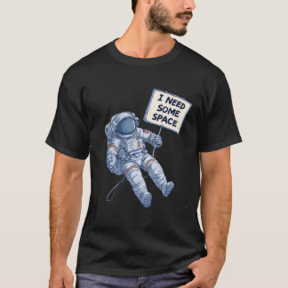 Camiseta Preciso de um Espaço – Astronauta Engraçado Citaçã