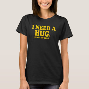 Camiseta Preciso De Um Vidro Enorme De Beer Tshirt Vintage