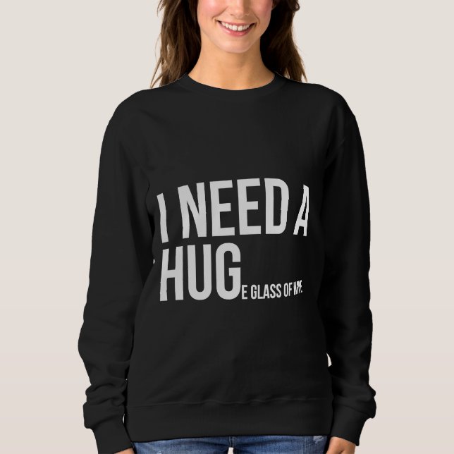 Camiseta Preciso De Um Vidro Enorme De Vinho 35 (Frente)